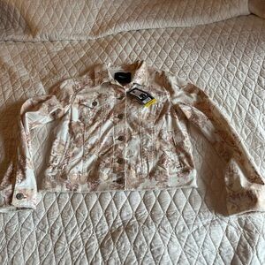 Nine W. jeans, Sarah jacket, soft rose bouquet size medium